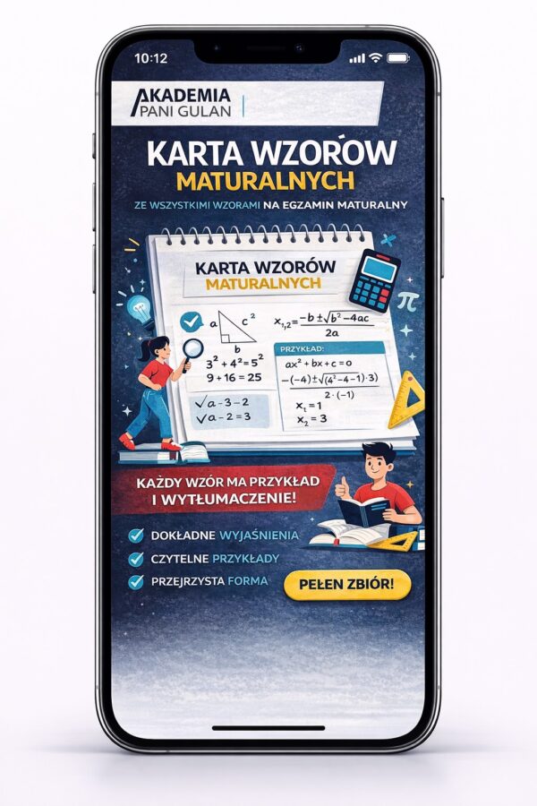 Karta wzorów maturalnych CKE - matematyka